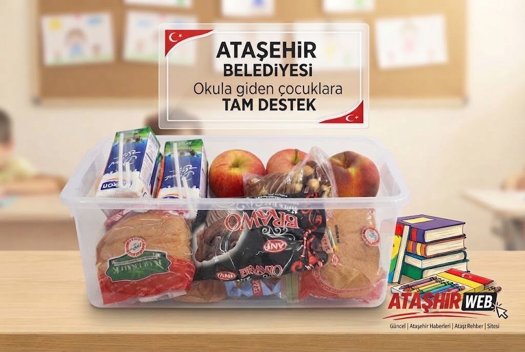 Ataşehir Belediyesi’nden Okula giden çocuklara Tam Destek