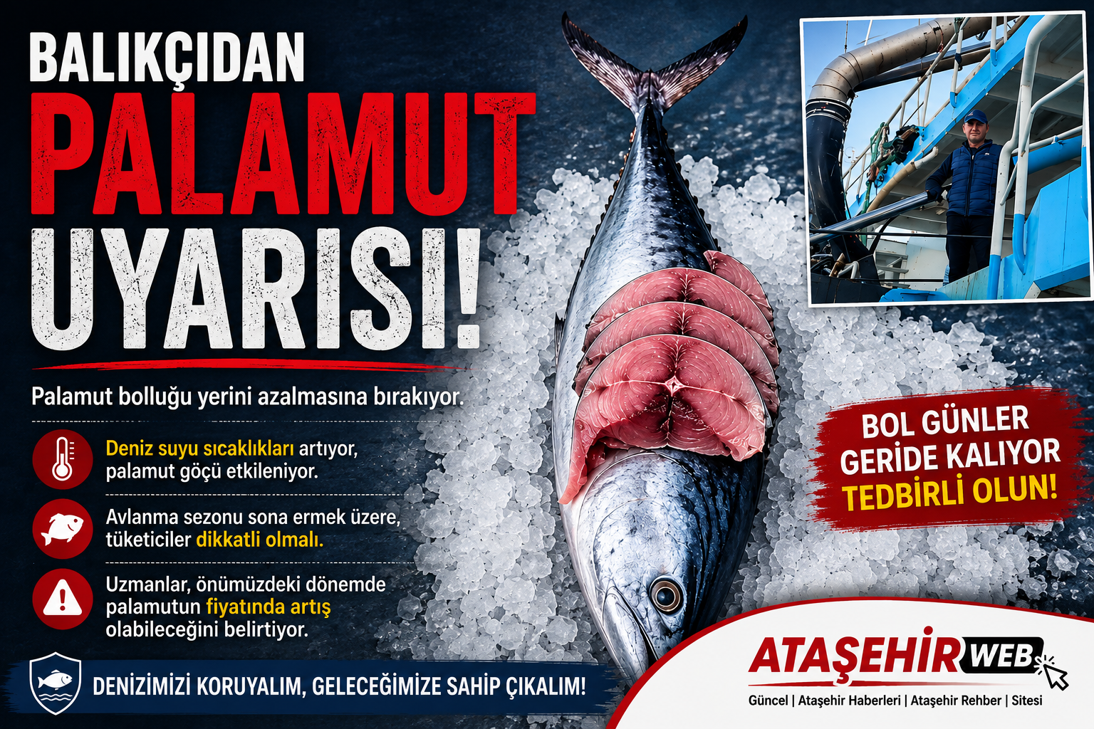 Balıkçıdan Palamut Uyarısı