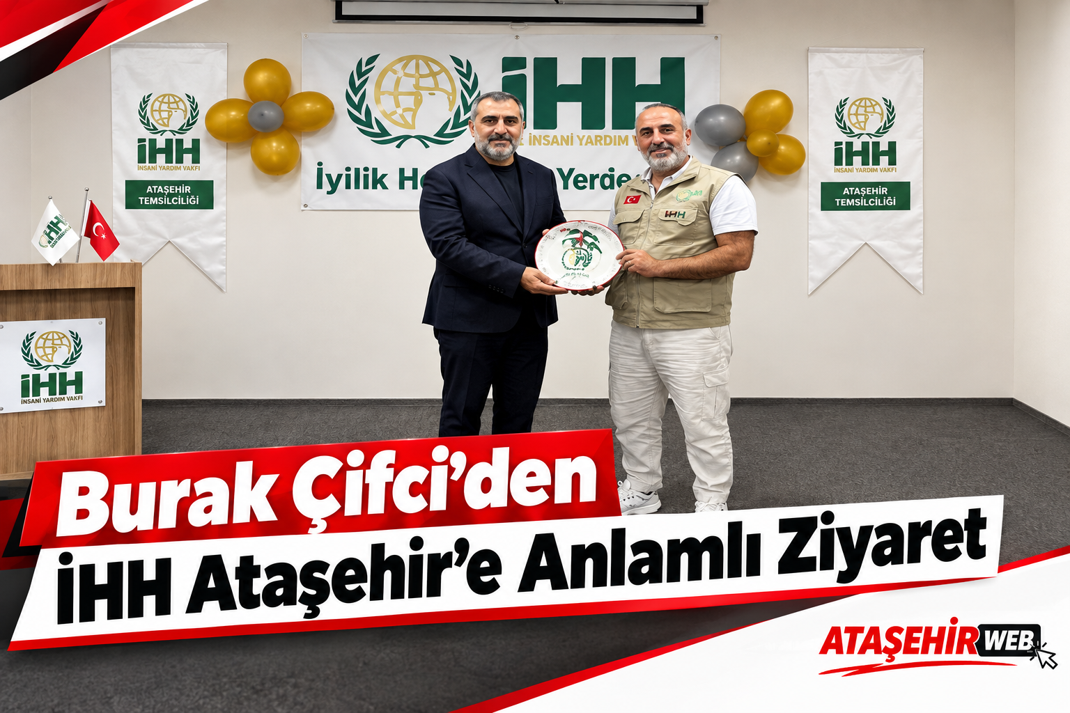 Burak Çifci’den İhh Ataşehir’e Anlamlı Ziyaret