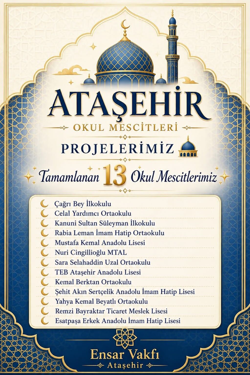 Ensar Vakfı Ataşehir Mescit