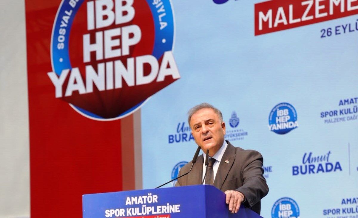 İBB’DEN KENTTEKİ AMATÖR SPOR KULÜPLERİNE MALZEME DESTEĞİ
