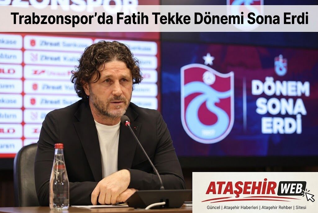 Trabzonspor'da Fatih Tekke Dönemi Sona Erdi