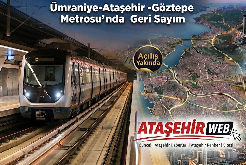 Ümraniye Ataşehir Göztepe Metrosu’nda Geri Sayım