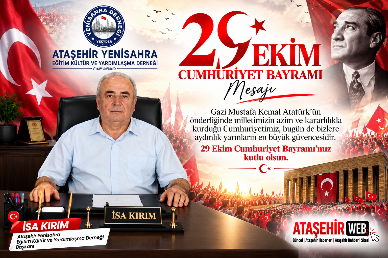 29 Ekim Cumhuriyet Bayramı Mesajı (1)