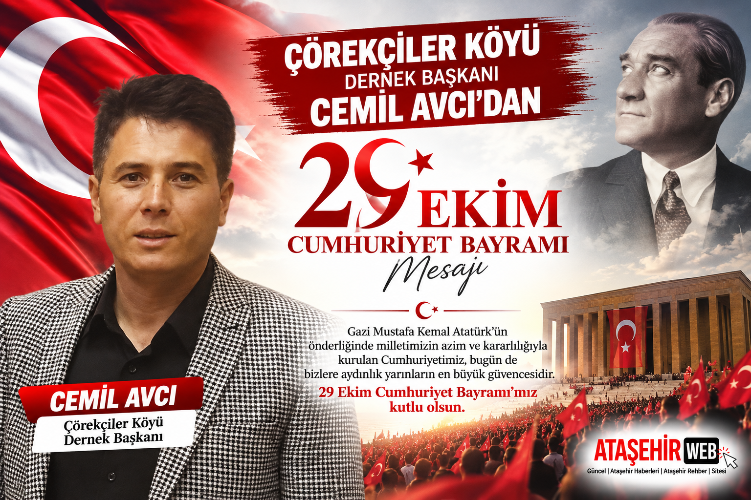29 Ekim Cumhuriyet Bayramı Mesajı