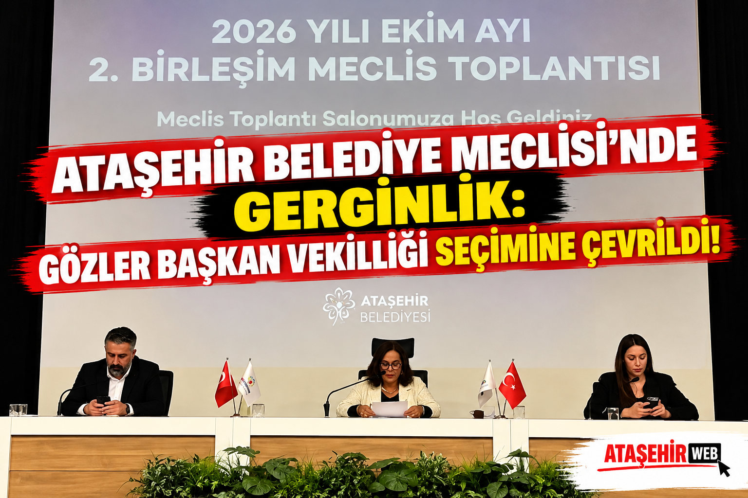 Ataşehir Belediye Meclisi’nde Gerginlik