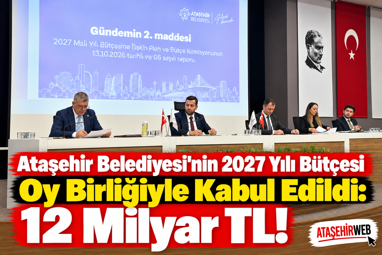 Ataşehir Belediyesi Bütçe Toplantısı