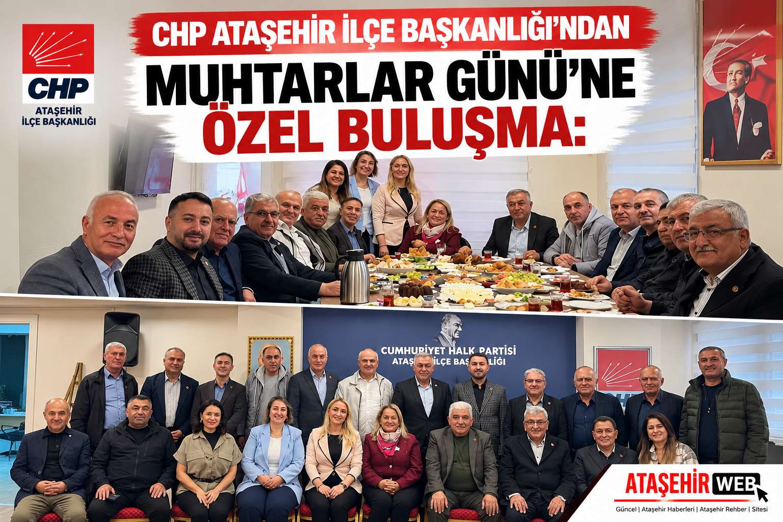 Ataşehir Chp’den Muhtarlar Günü Buluşması