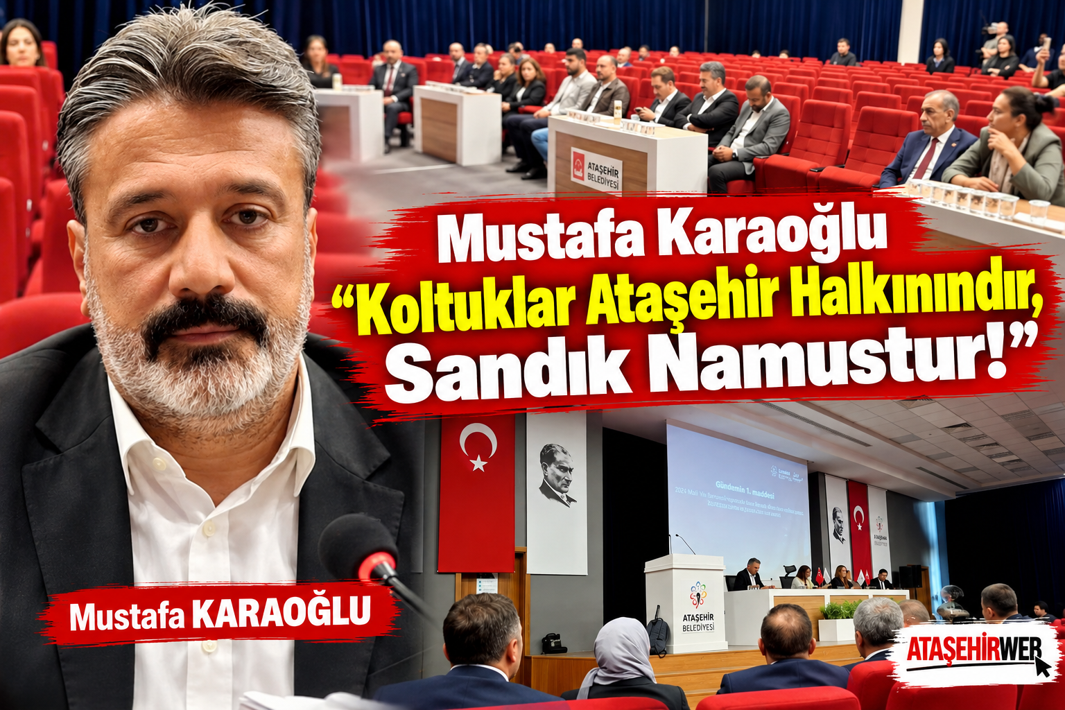 Ataşehir Meclisinden Güçlü Mesaj