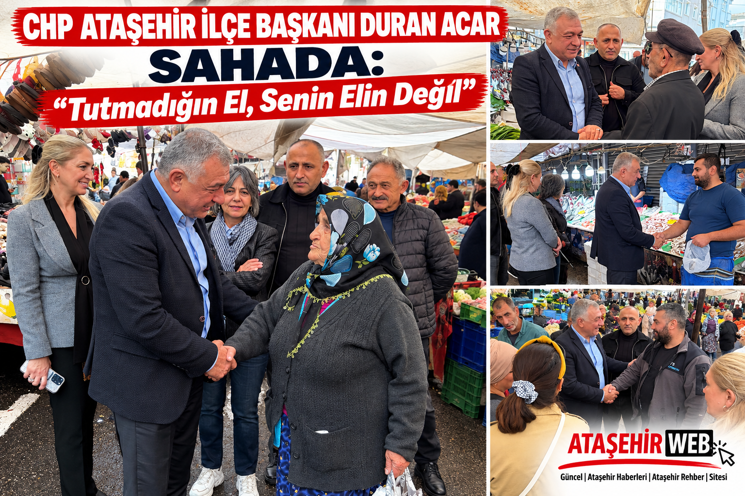 Ataşehir Pazarında Saha Buluşması