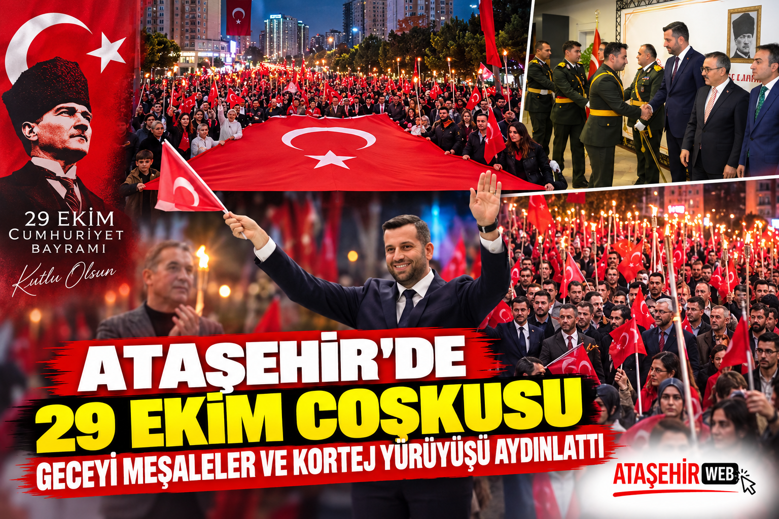 Ataşehir’de 29 Ekim Coşkusu