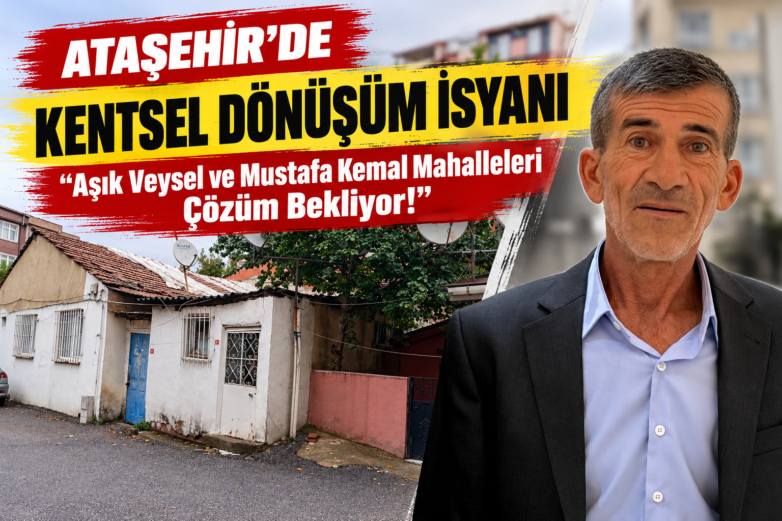 Ataşehir’de Kentsel Dönüşüm İsyanı