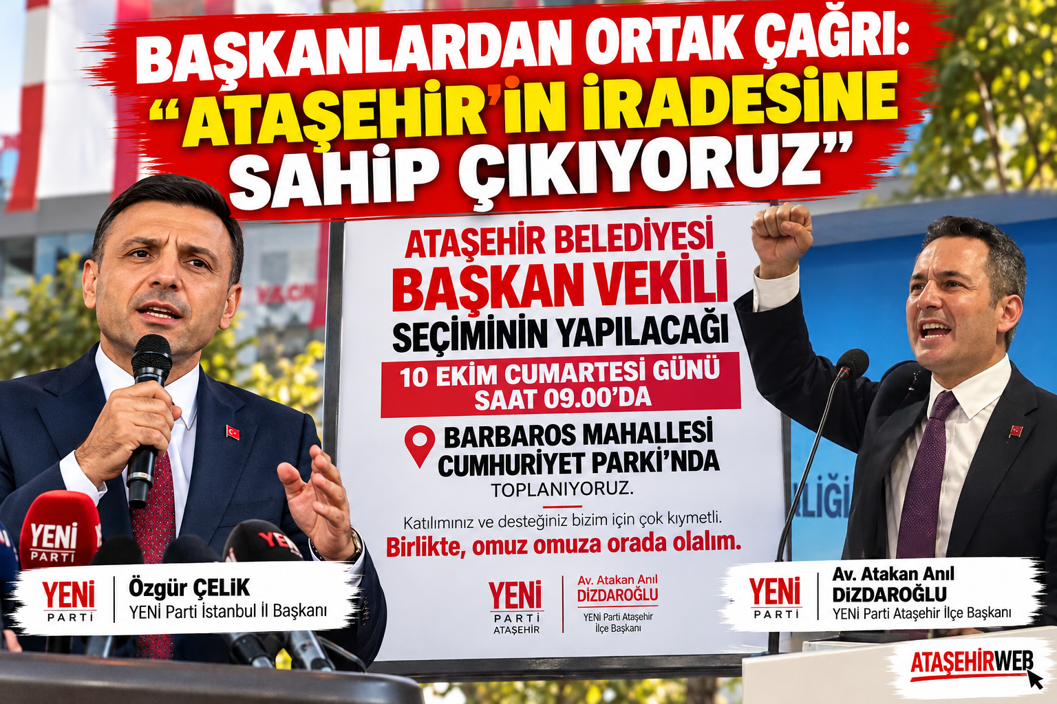 Ataşehir’de Ortak Çağrı