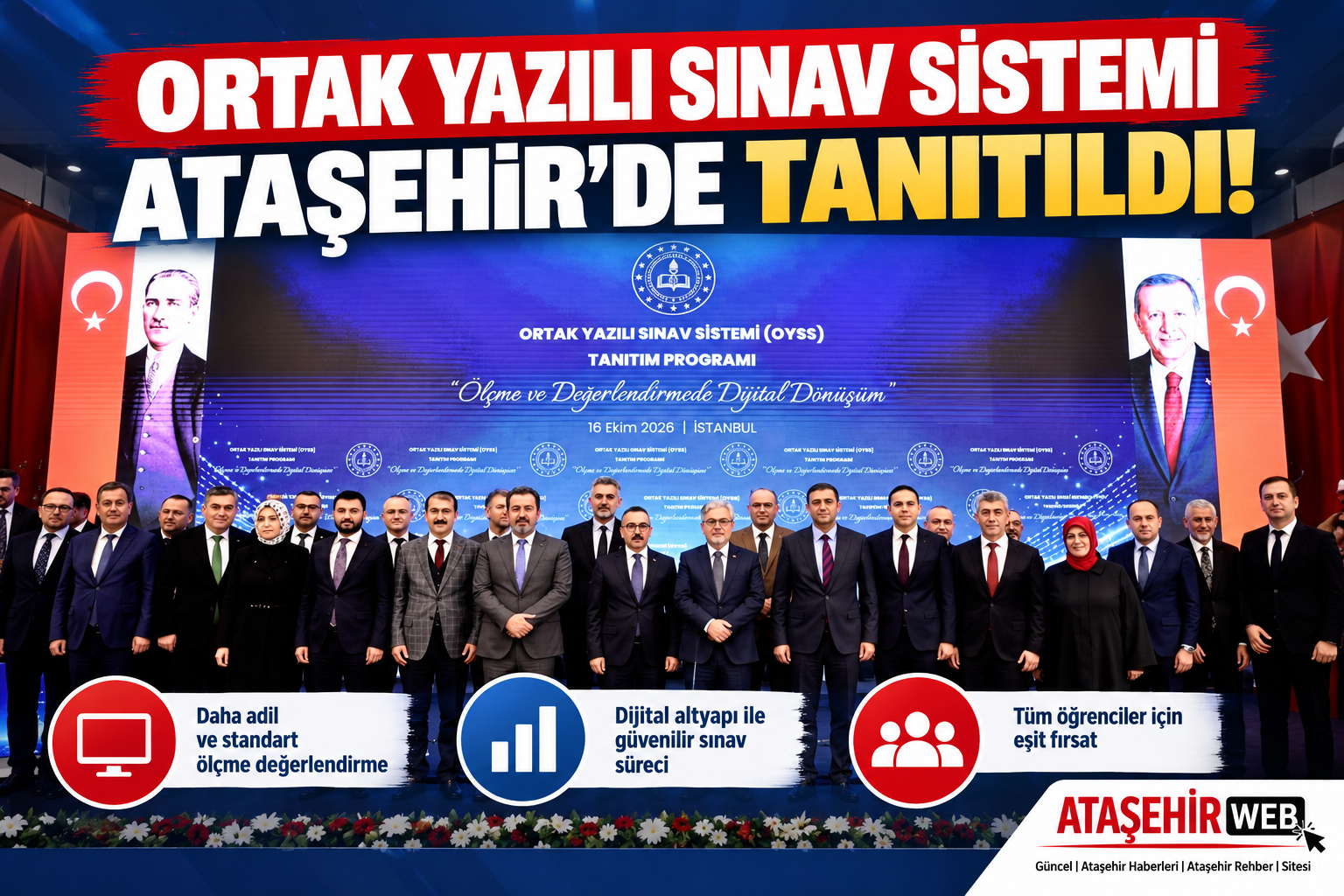 Ataşehir’de Ortak Sınav Tanıtımı
