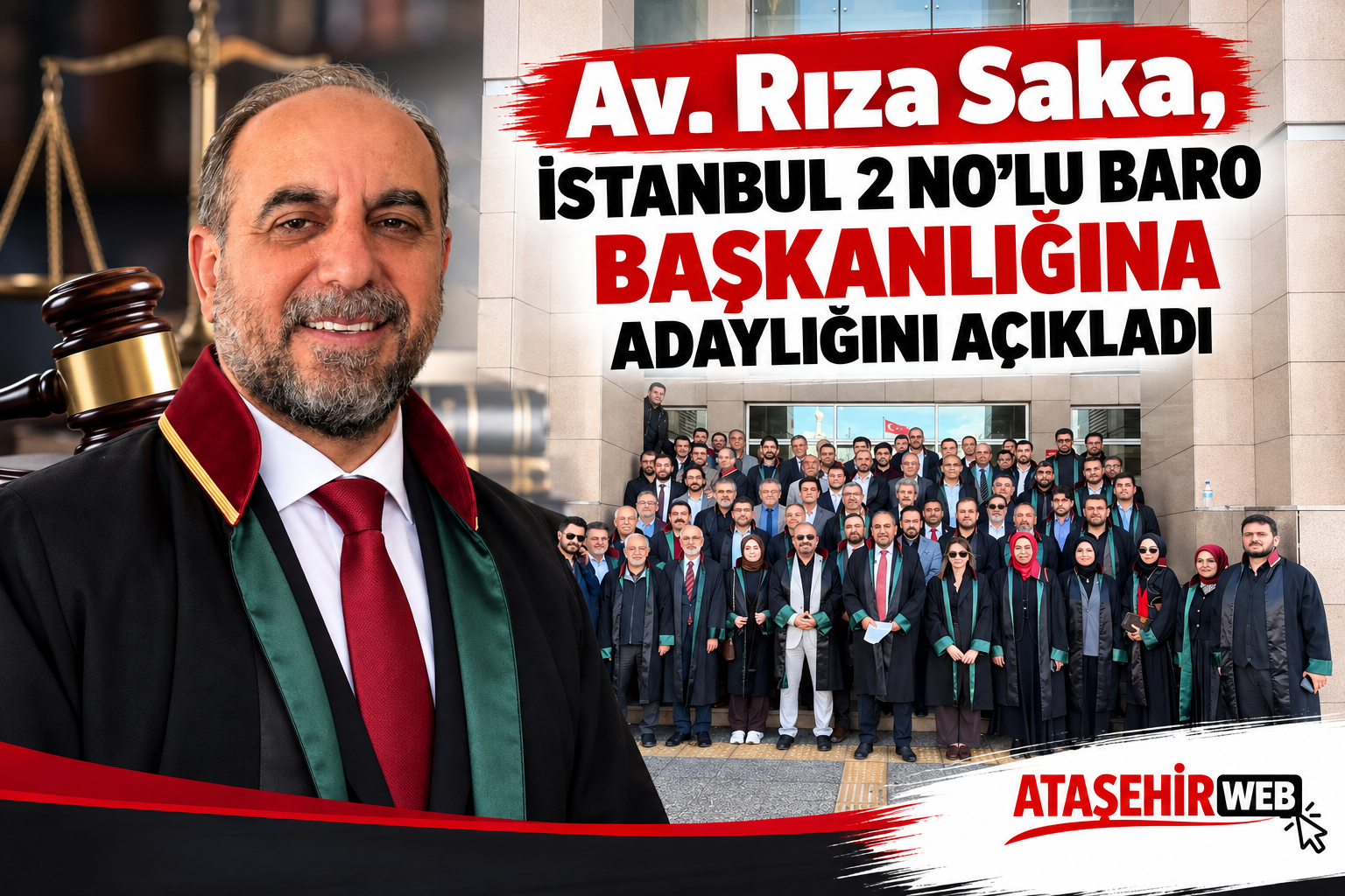 Av. Rıza Saka Başkanlık Adaylığını Açıkladı