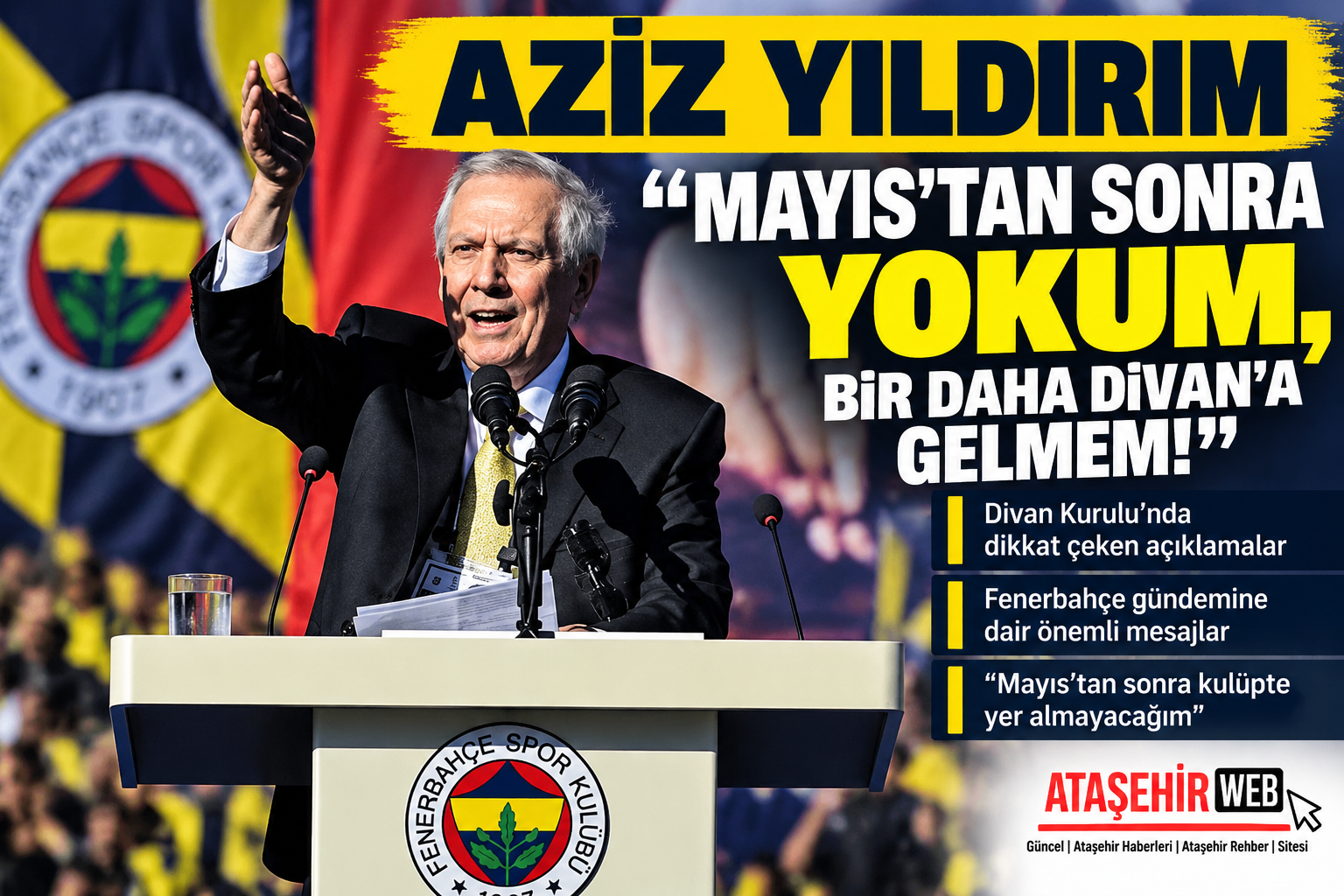 Aziz Yıldırım’dan Çarpıcı Açıklama