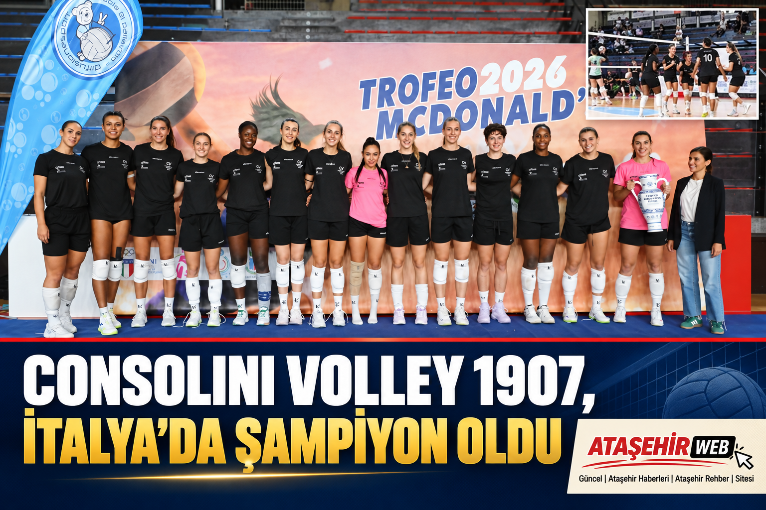 Consolini Volley 1907, İtalya’da Şampiyon