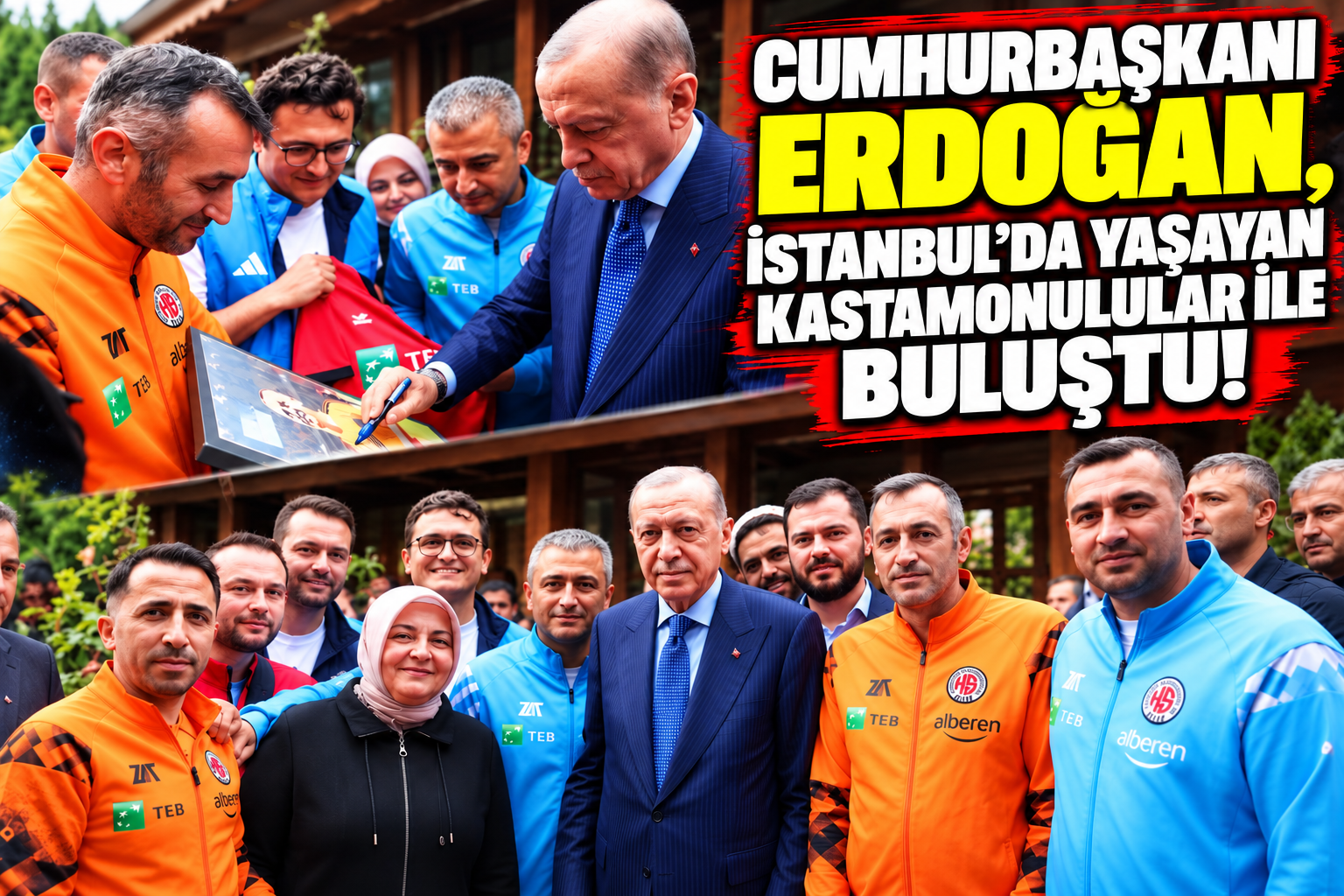 Erdoğan Kastamonulularla Buluştu