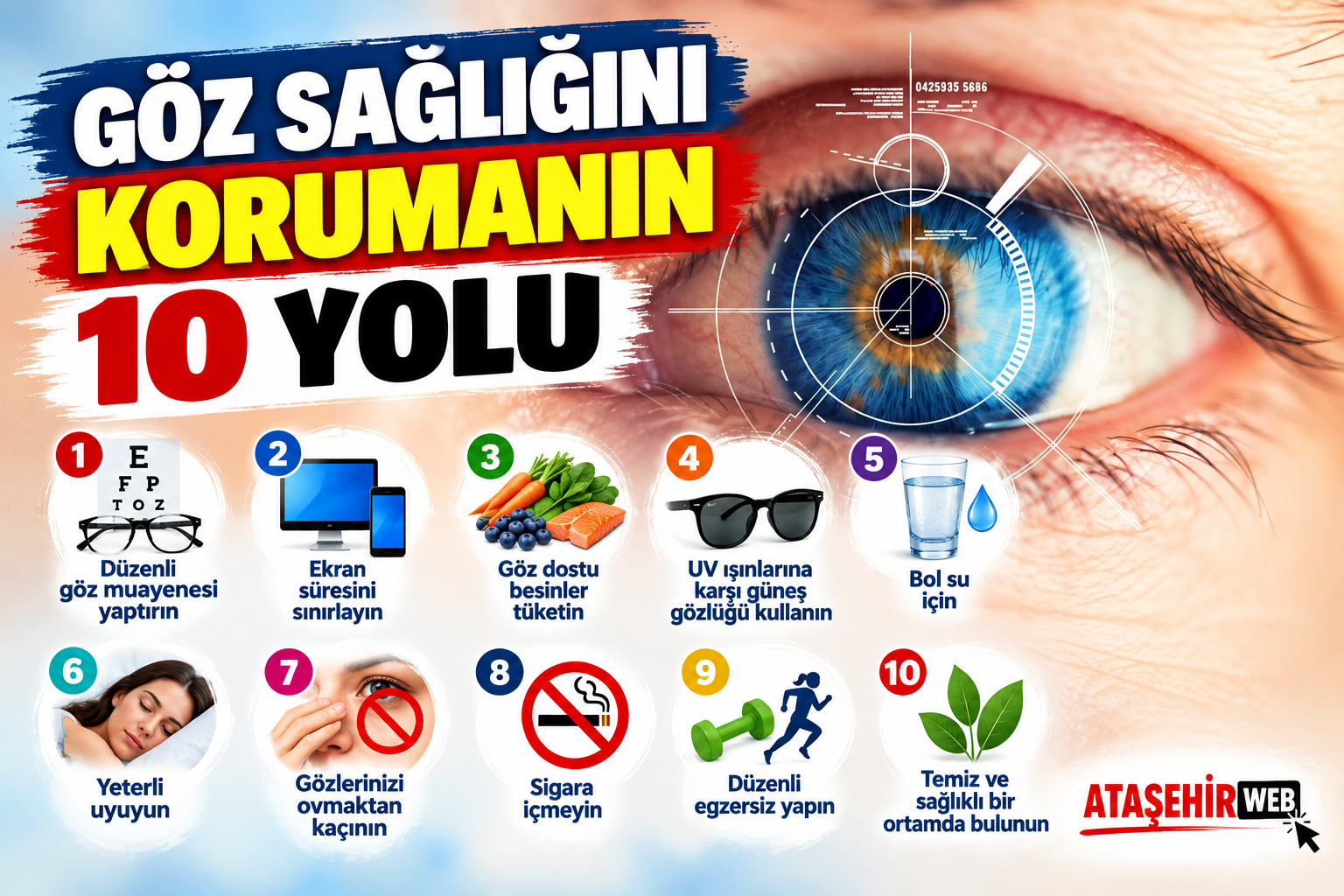 Göz Sağlığını Korumanın 10 Yolu
