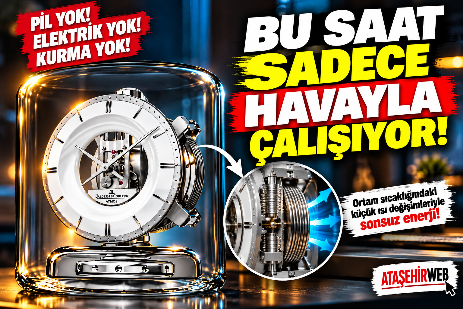 Havayla Çalışan Mekanik Saat