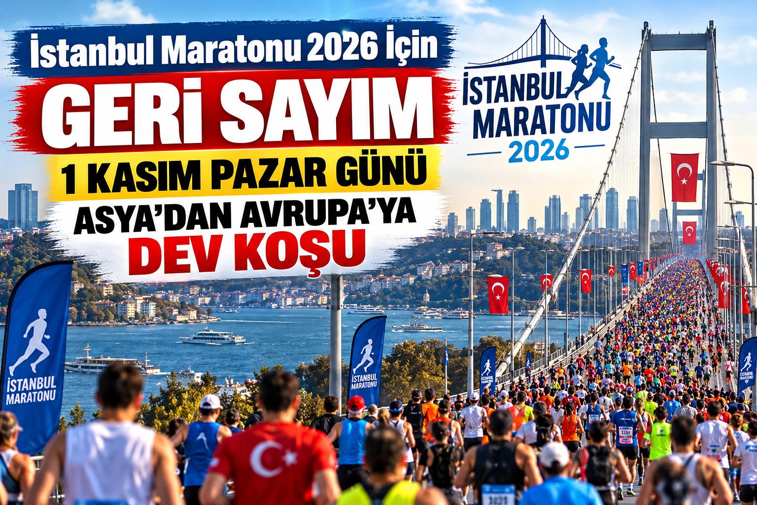İstanbul Maratonu 2026 Geri Sayım