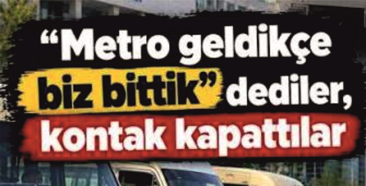 İstanbul’da Minibüs Esnafından Eylem: "Metro Geldikçe Biz Bittik"