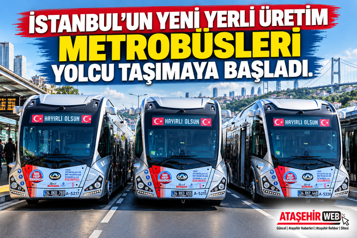 İstanbul’un Yeni Metrobüsleri Hizmete Başladı