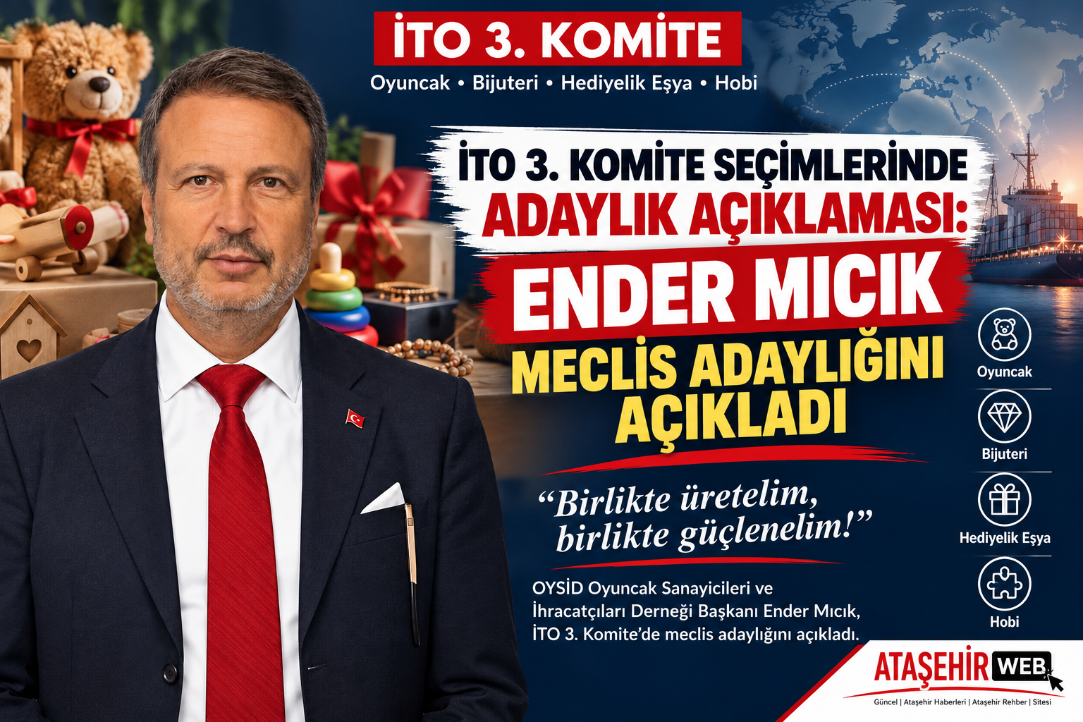 İto 3. Komite Adaylık Açıklaması
