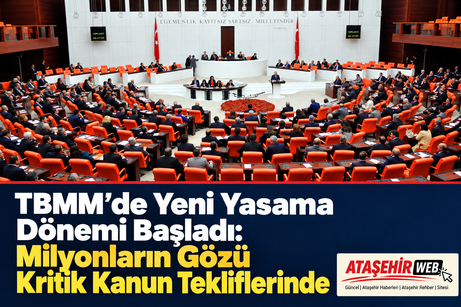 Tbmm’de Yeni Yasama Dönemi Başladı