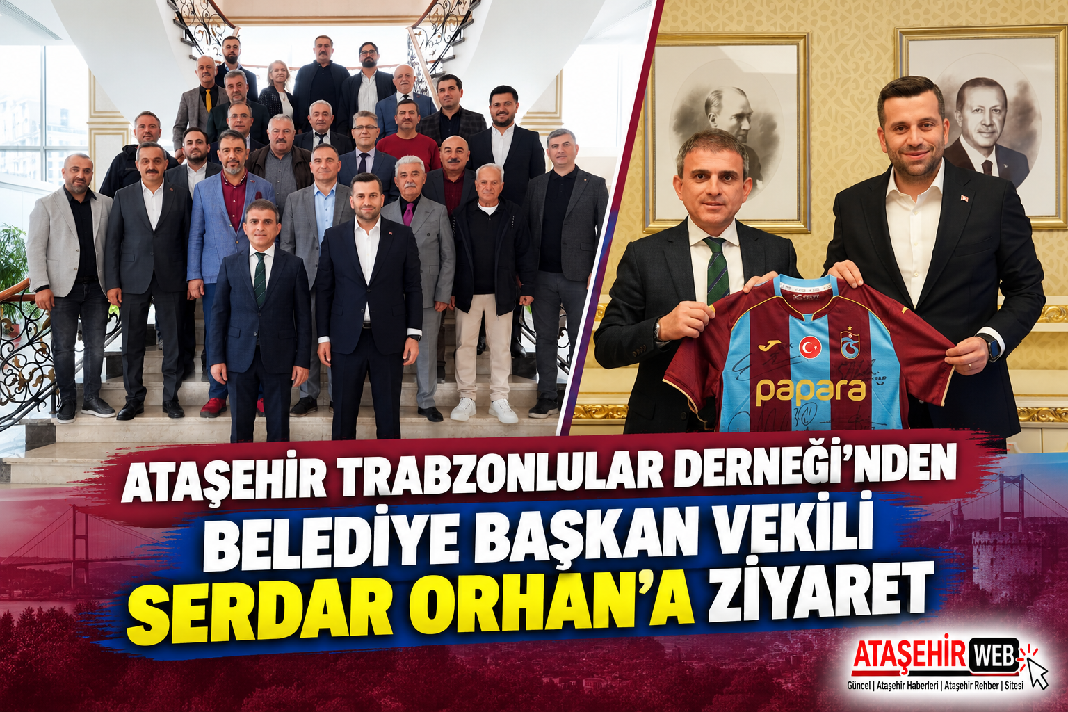 Trabzonlular Derneği’nden Serdar Orhan’a Ziyaret