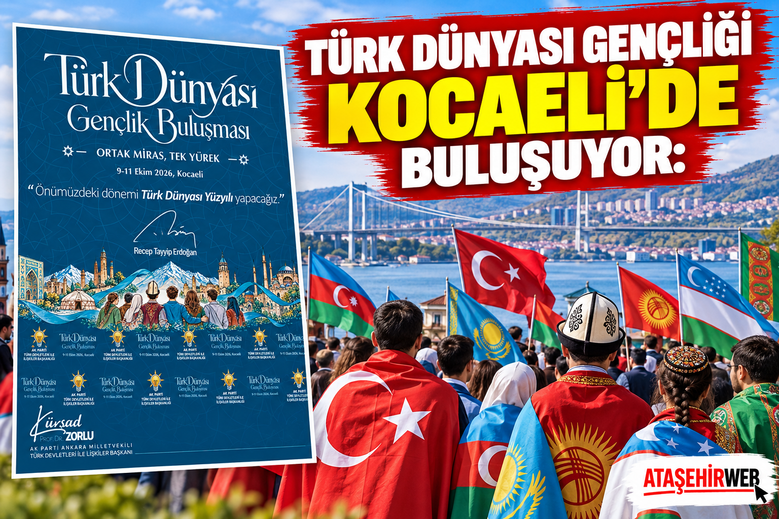 Türk Dünyası Gençliği Kocaeli’de Buluşuyor