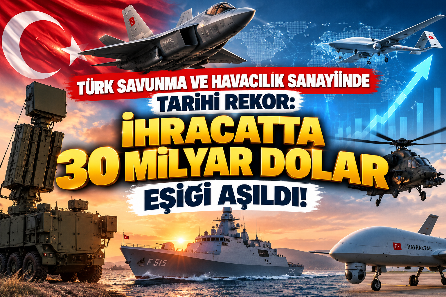 Türk Savunmasında 30 Milyar Dolar Rekoru
