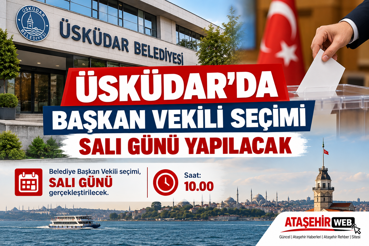 Üsküdar’da Başkan Vekili Seçimi