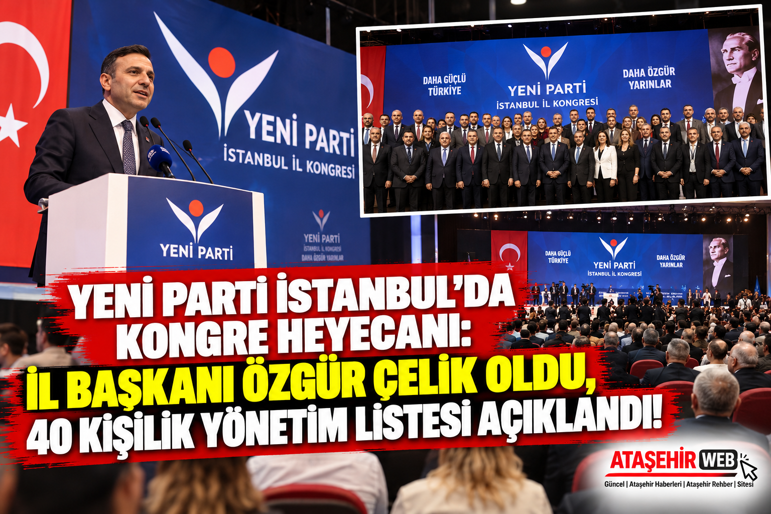 Yeni̇ Parti̇ İstanbul İl Yöneti̇mi̇ Şeki̇llendi̇