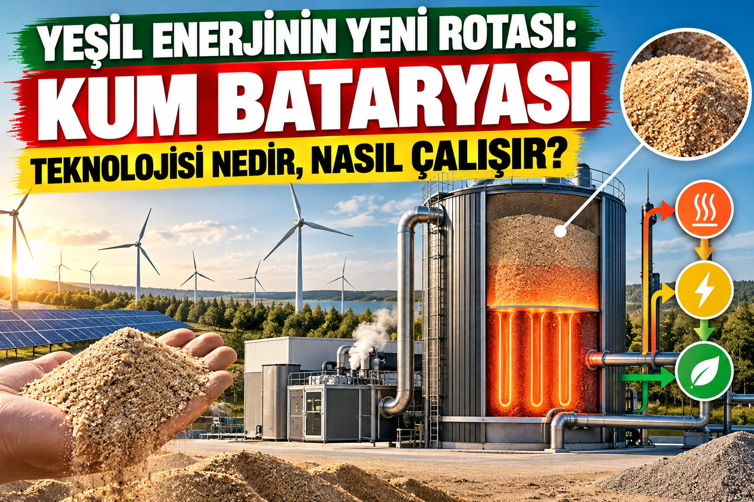 Yeşil Enerjinin Yeni Rotası Kum Bataryası