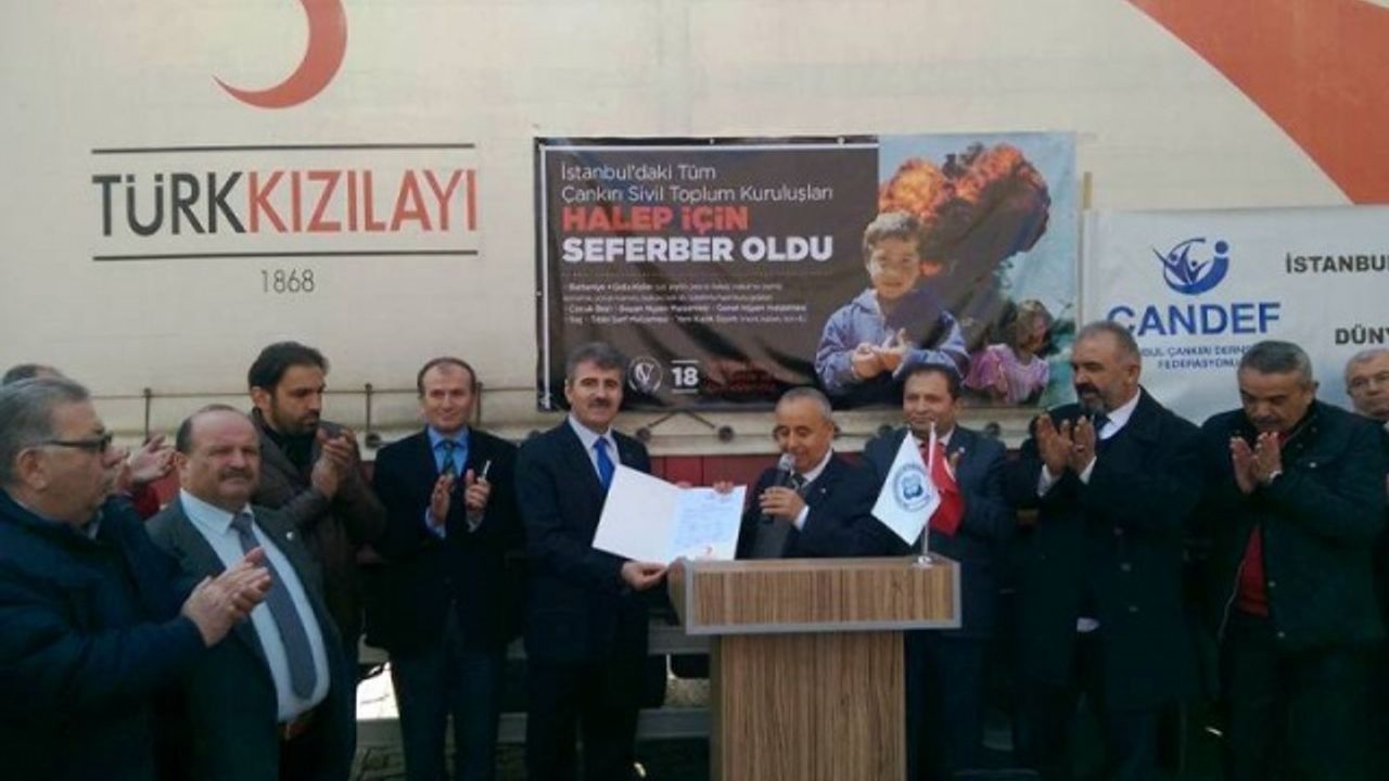 İstanbul Çankırı Sivil Toplum Kuruluşları Halep İçin Seferber Oldu 2016