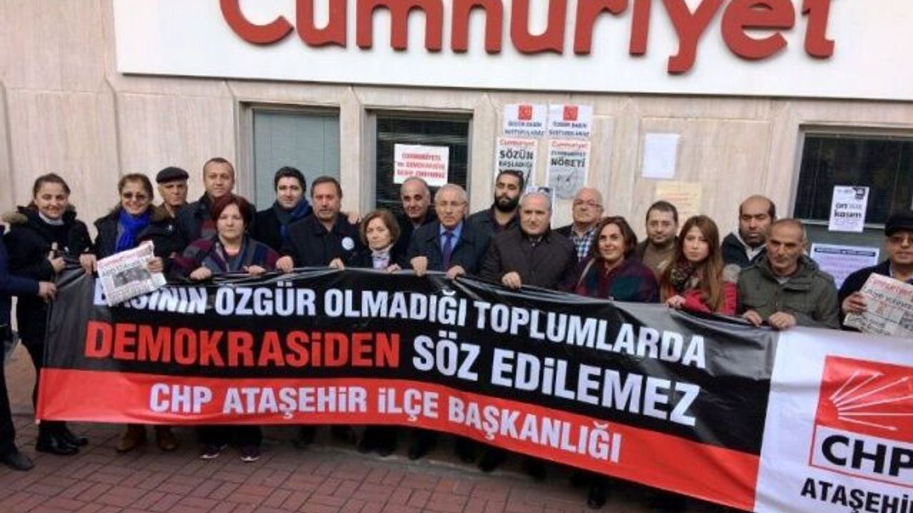CHP Ataşehir İlçe Başkanlığı,  Cumhuriyet Gazetesi Destek Ziyareti