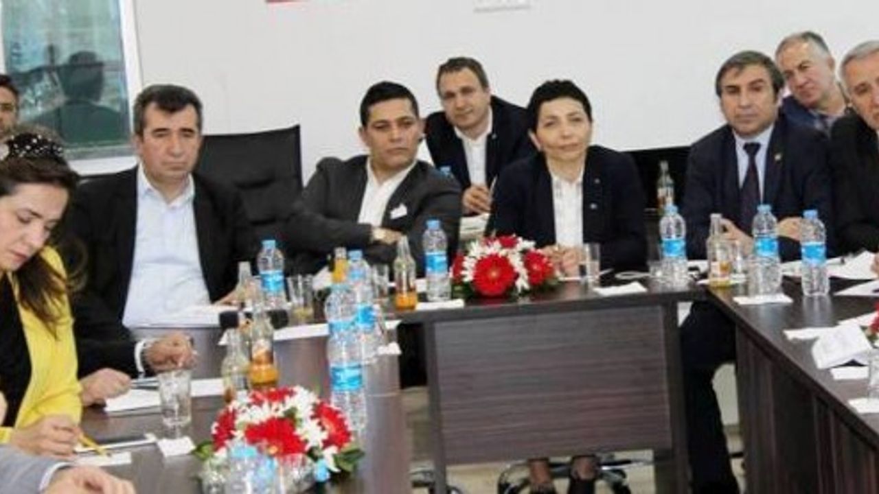 CHP 1 Bölge Milletvekili Adaylar, ilçe başkanları, SKM yöneticileriyle  buluştu