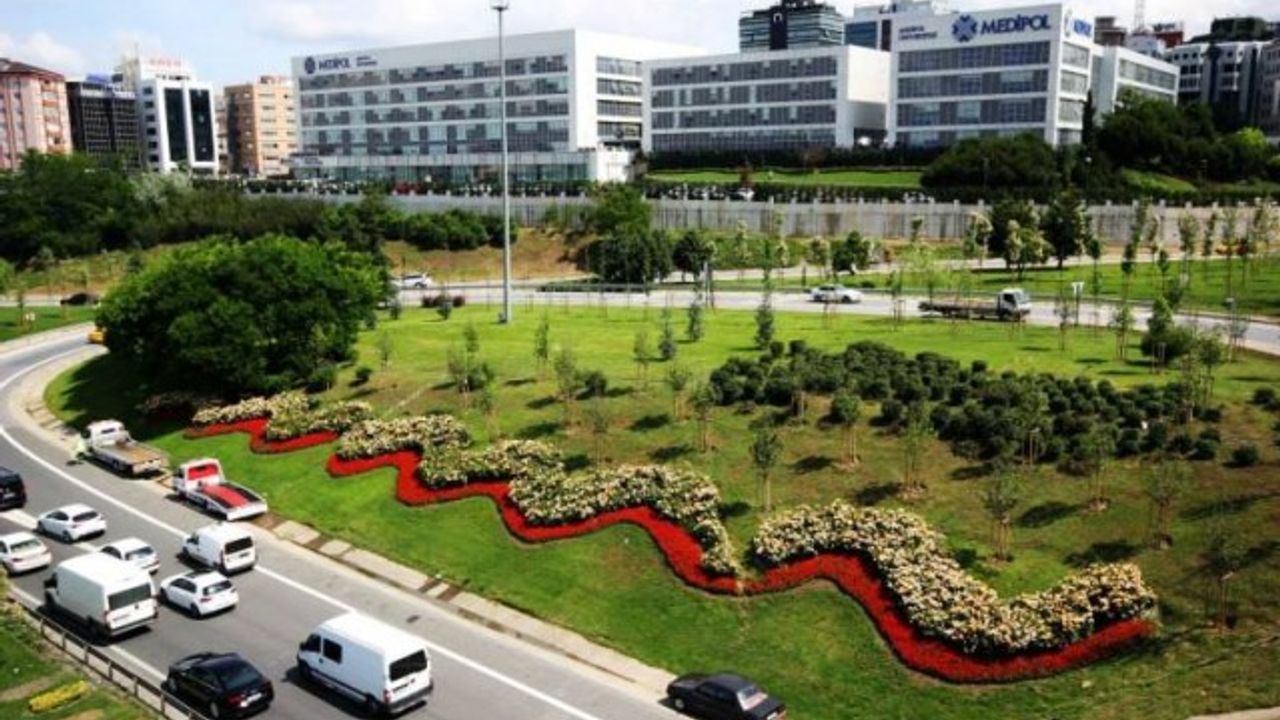 İstanbul Otoban yol ağaçlndırma Çalışmaları 2015