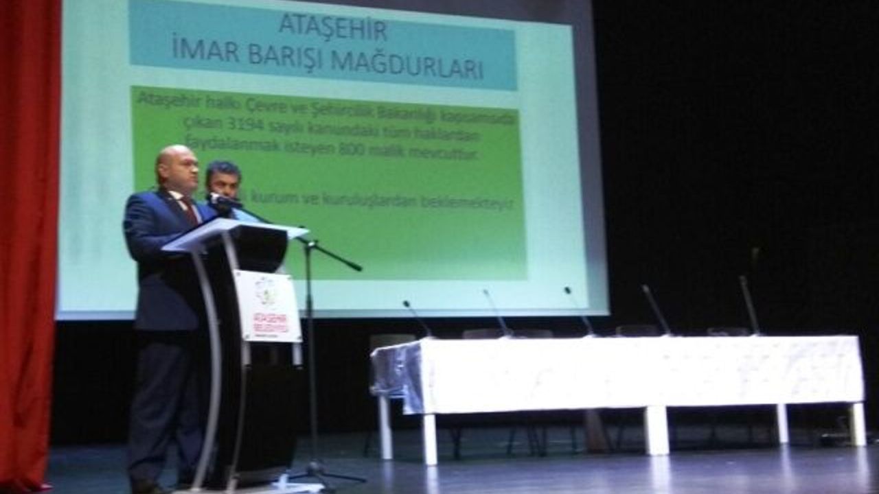 ATAŞEHİR'DE  TOKİ MADURLARI SORUNLARINA  ÇÖZÜM ARADI