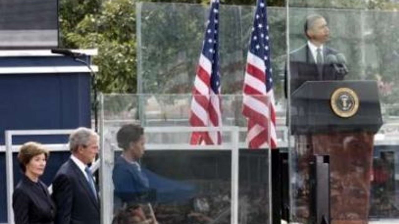 11 Eylül'ün 10. yılında, Obama ve Bush, İkiz Kuleler'de buluştu!