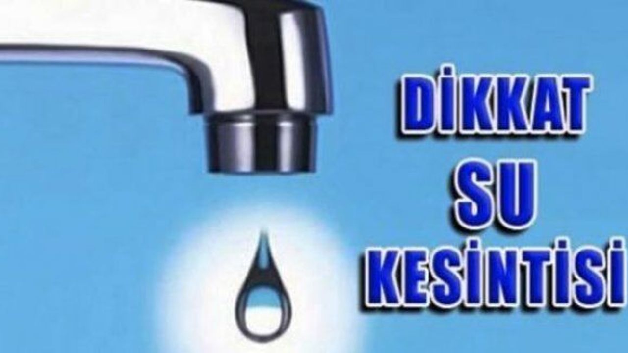 İstanbul'da 14 saat su kesintisi