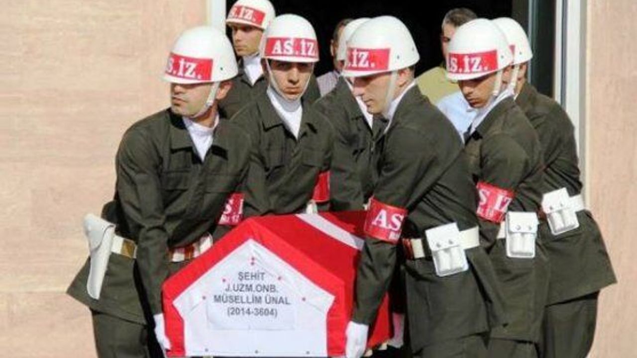 ŞEHİT UZMAN ONBAŞI MÜSELLİM ÜNAL'A SON GÖREV