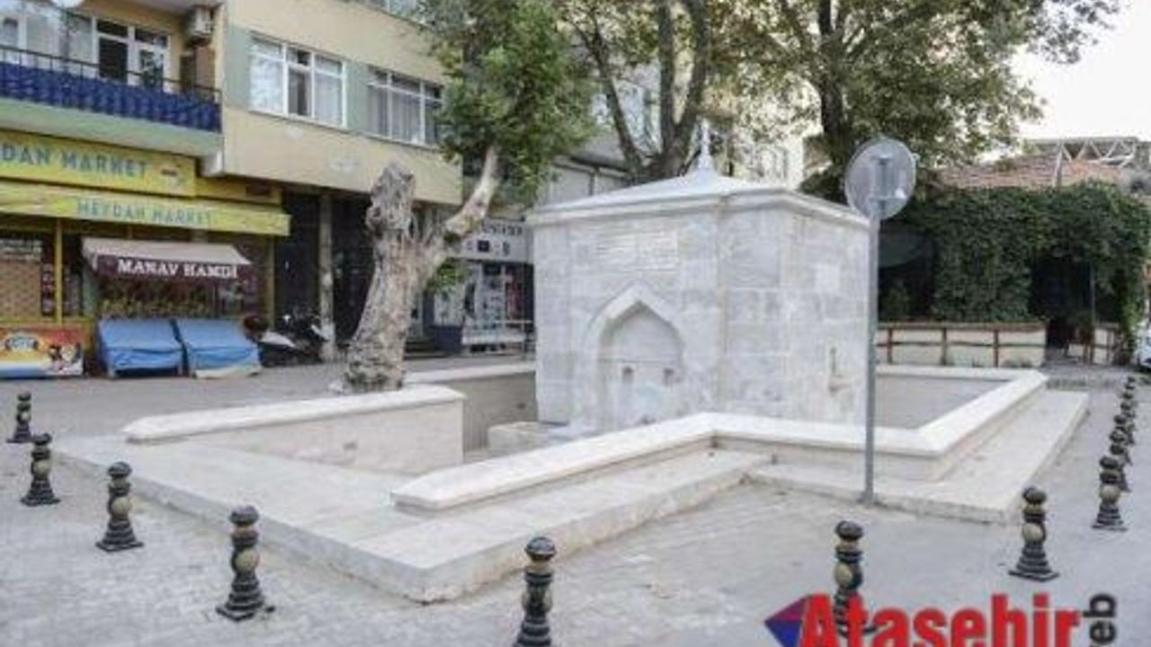 Maltepe'de Tarihi çeşme 287 yıl sonra yeniden hayat buldu