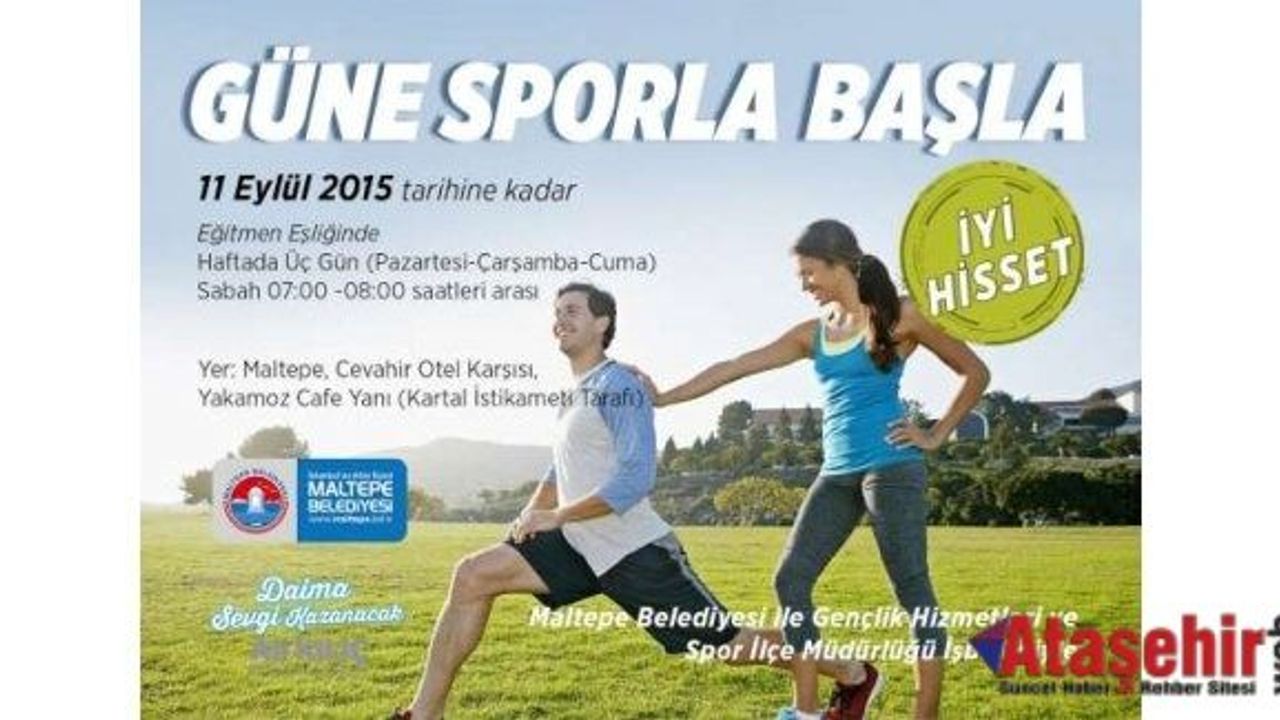 Maltepeliler sağlıklı yaşam için spor yapıyor