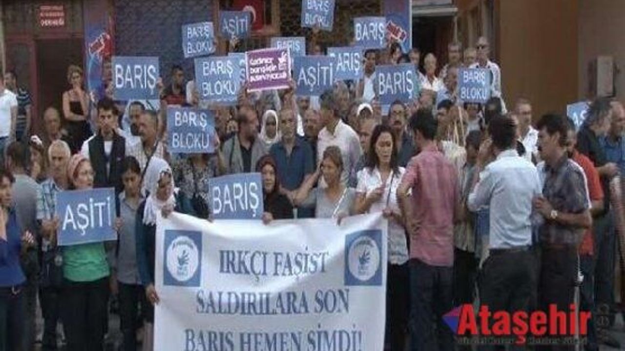 HDP Ataşehir'e saldırı protesto edildi