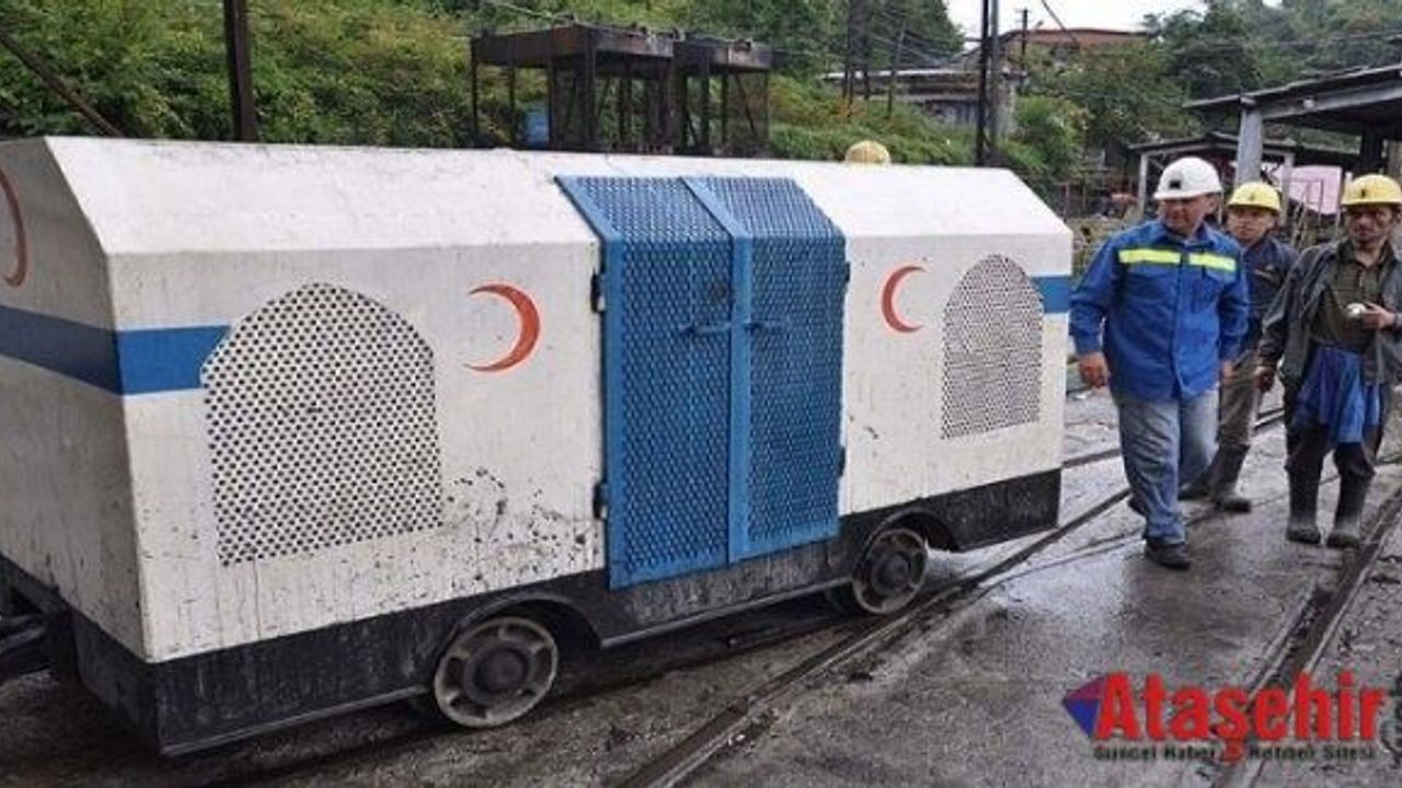 Madenciler için "kazalı taşıma aracı" üretildi