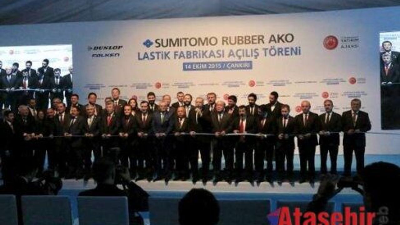 Cumhurbaşkanı Tayyip Erdağan Çankırı'da Lastik Fabrikasının Açılışını gerçekleştirdi