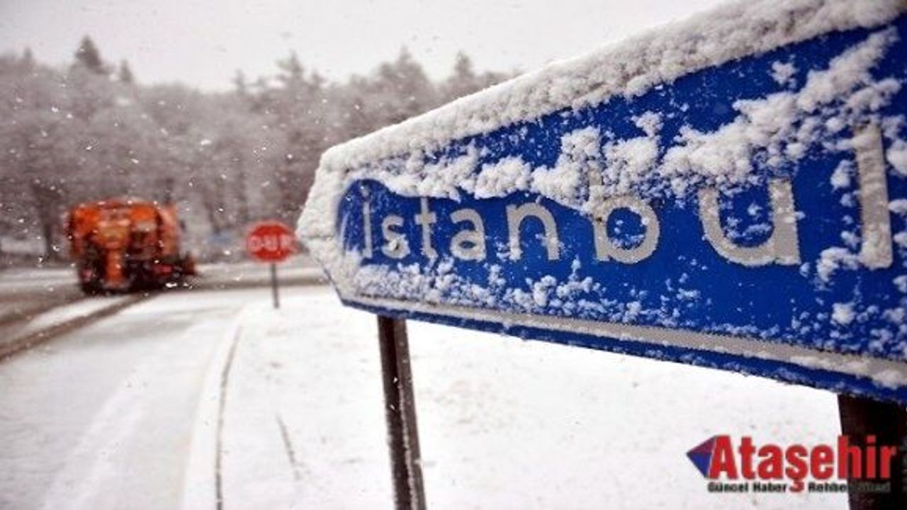 İstanbul'a Kar ve soğuk hava yeniden geliyor