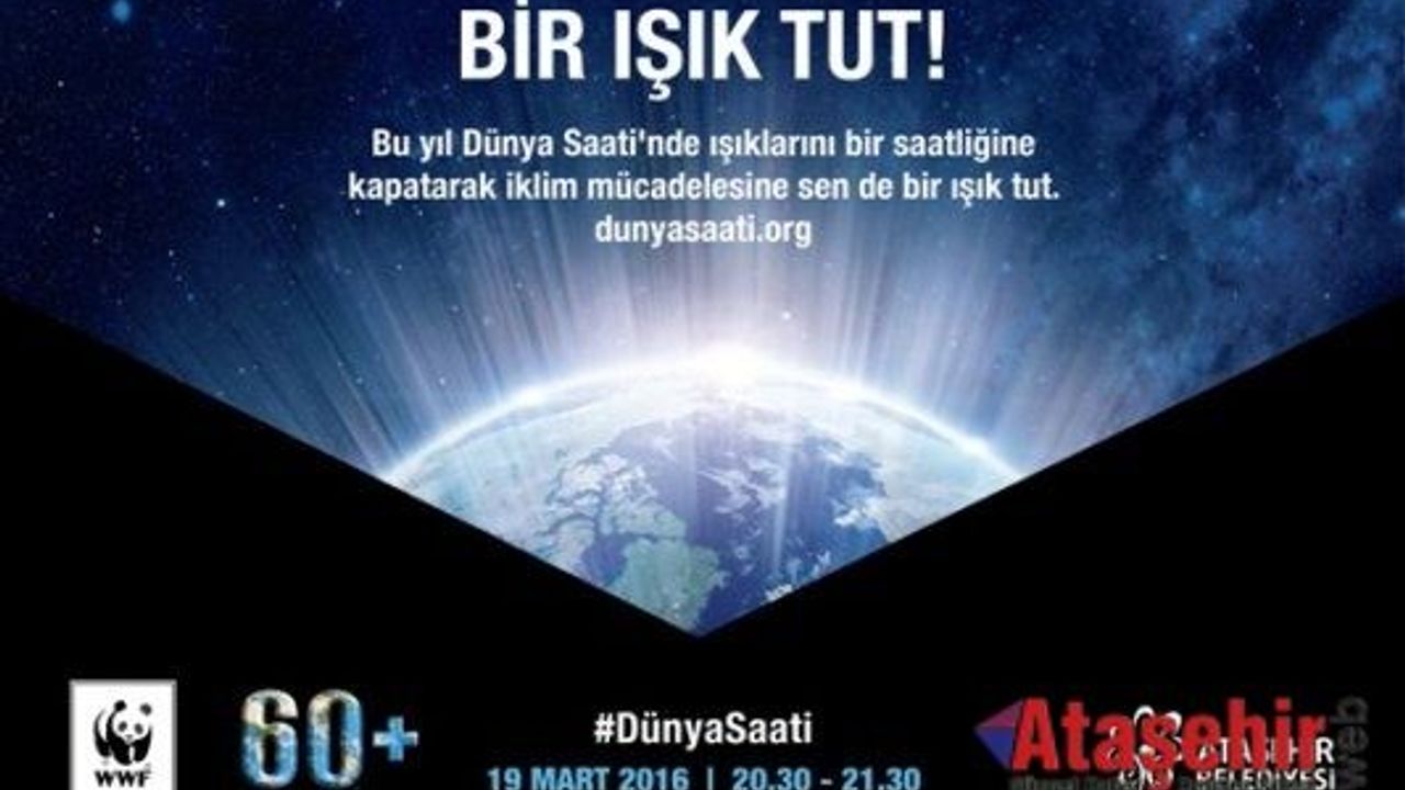 Ataşehir Belediyesi’nden “Dünya Saati” Etkinliğine Destek
